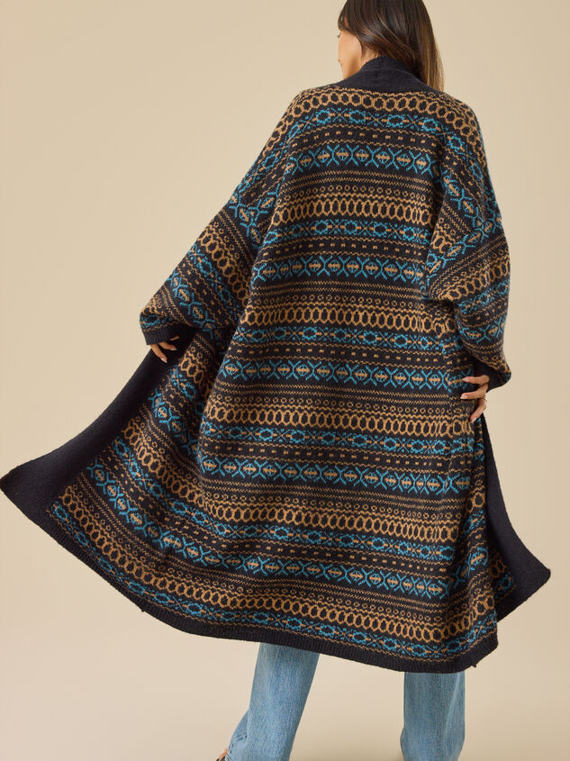 Nina Fair Isle Duster Detail 6 - TULLABEE