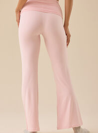 Catie Foldover Lounge Pants Detail 4 - TULLABEE