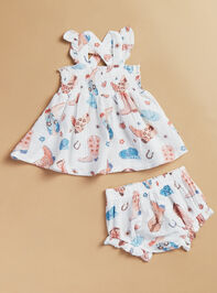 Country Girl Boots Top and Bloomer Set Detail 2 - TULLABEE