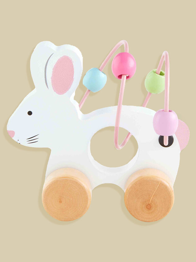 Bunny Abacus Toy by MudPie Detail 1 - TULLABEE