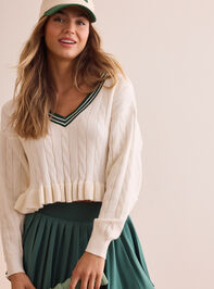 Revive Varsity Sweater Detail 3 - TULLABEE