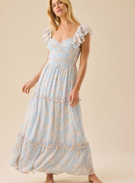 Auburn Floral Maxi Dress - TULLABEE