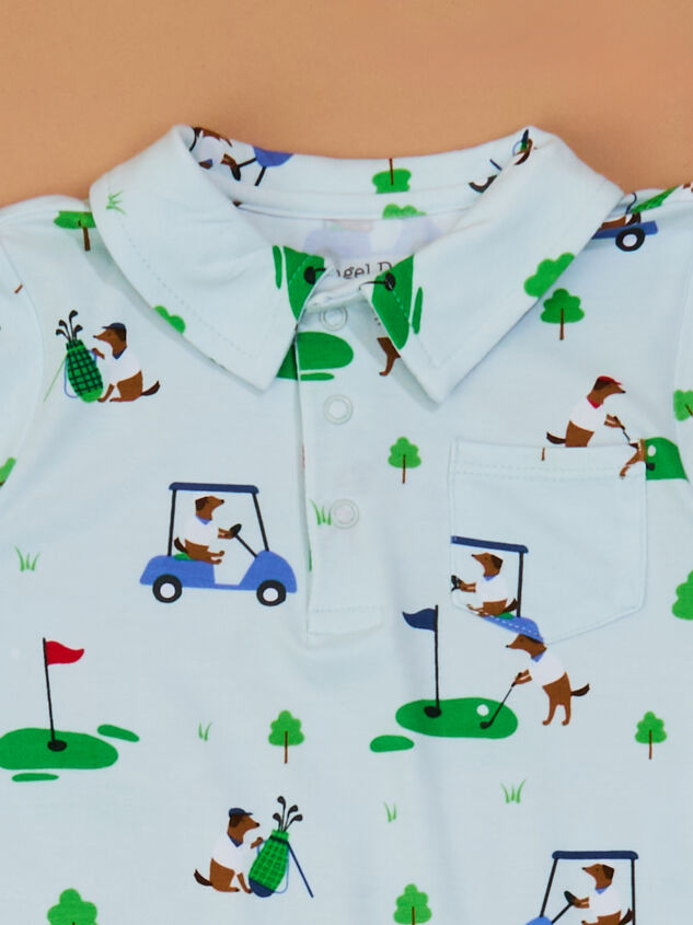 Dog Gone Golf Jumpsuit Detail 2 - TULLABEE