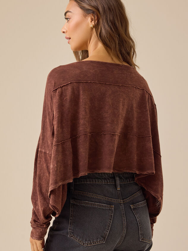Joy Tiered Crop Top Detail 4 - TULLABEE