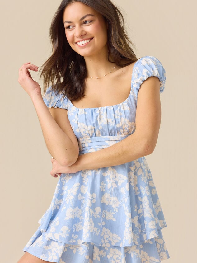 Emma Double Layer Floral Romper - TULLABEE