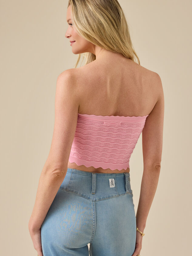 Darby Pointelle Scalloped Tube Detail 4 - TULLABEE