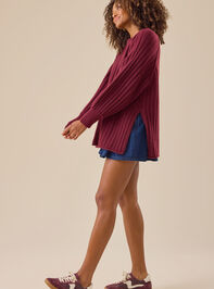 Gabby Ribbed Sweater Detail 2 - TULLABEE
