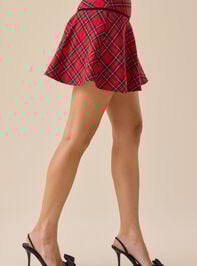 Eria Plaid Mini Skirt Detail 6 - TULLABEE