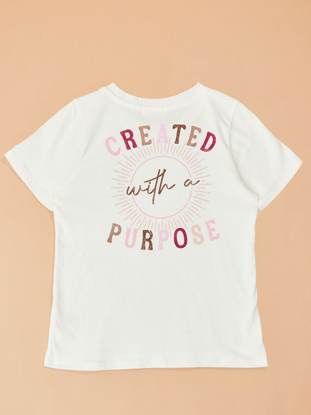 Created With A Purpose Graphic Tee Detail 3 - TULLABEE