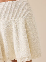 Rylee Sweater Mini Skirt Detail 4 - TULLABEE
