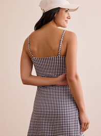 Game On Gingham Dress Detail 6 - TULLABEE