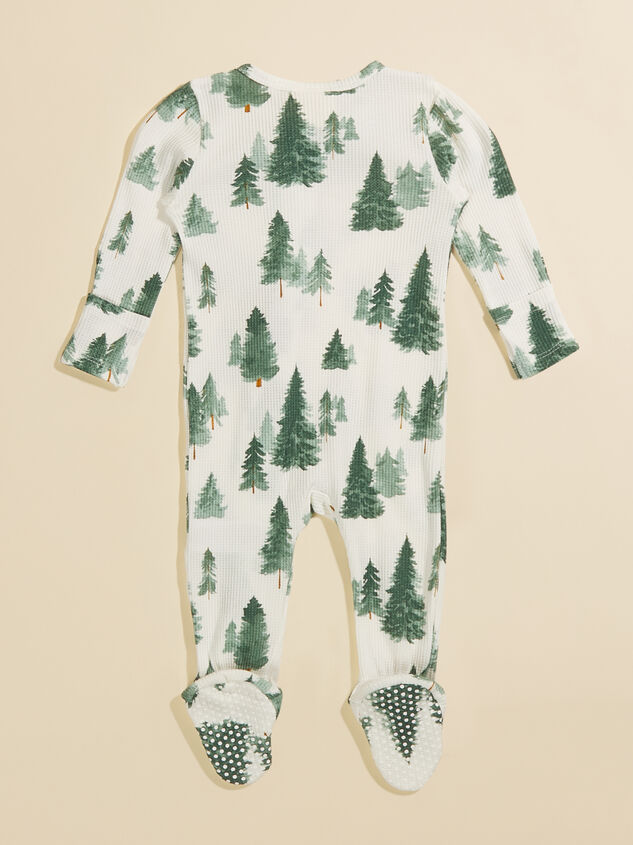 Pine Forest Thermal Footie Detail 2 - TULLABEE