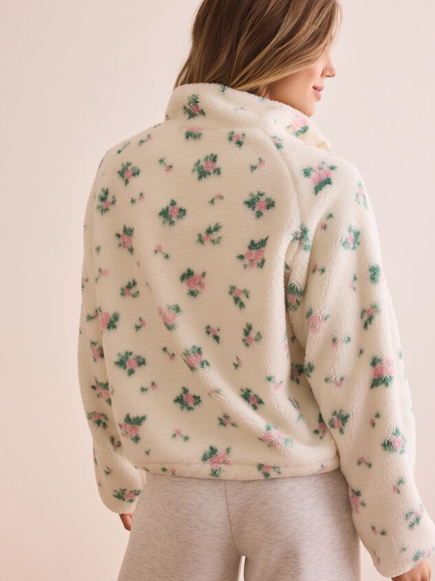 Flora Sherpa Jacket Detail 6 - TULLABEE