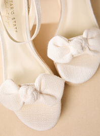 Cassia Bow Wedges Detail 3 - TULLABEE
