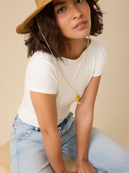 Carrigan Scoop Back Top - TULLABEE