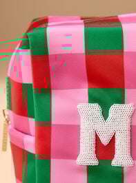 Sequin Merry Makeup Pouch Detail 4 - TULLABEE