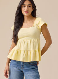 Leylani Tiered Babydoll Top Detail 2 - TULLABEE