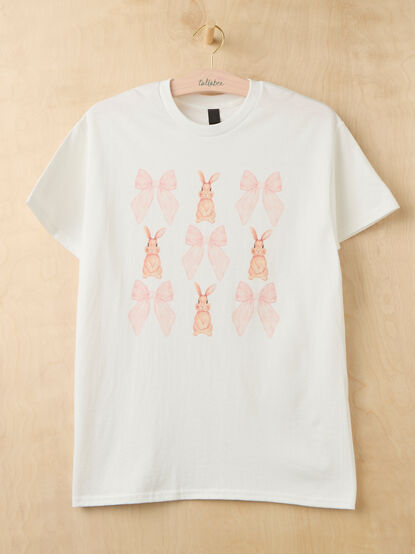 Bows & Bunnies Graphic Tee - TULLABEE