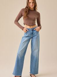 Zoe Ribbed Top Detail 2 - TULLABEE