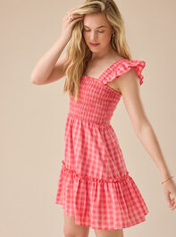 Lisa Mama Plaid Dress Detail 5 - TULLABEE