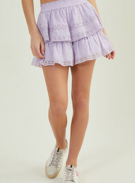 Raleigh Layered Lace Shorts Detail 2 - TULLABEE
