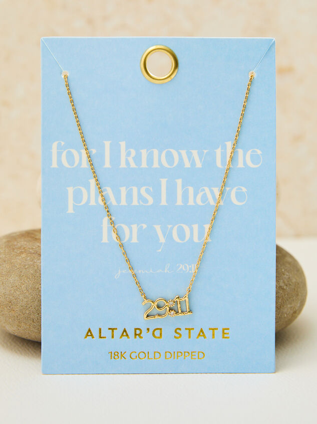 18k Gold Jeremiah 29:11 Necklace - TULLABEE