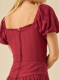 Talla Drop Waist Maxi Dress Detail 5 - TULLABEE