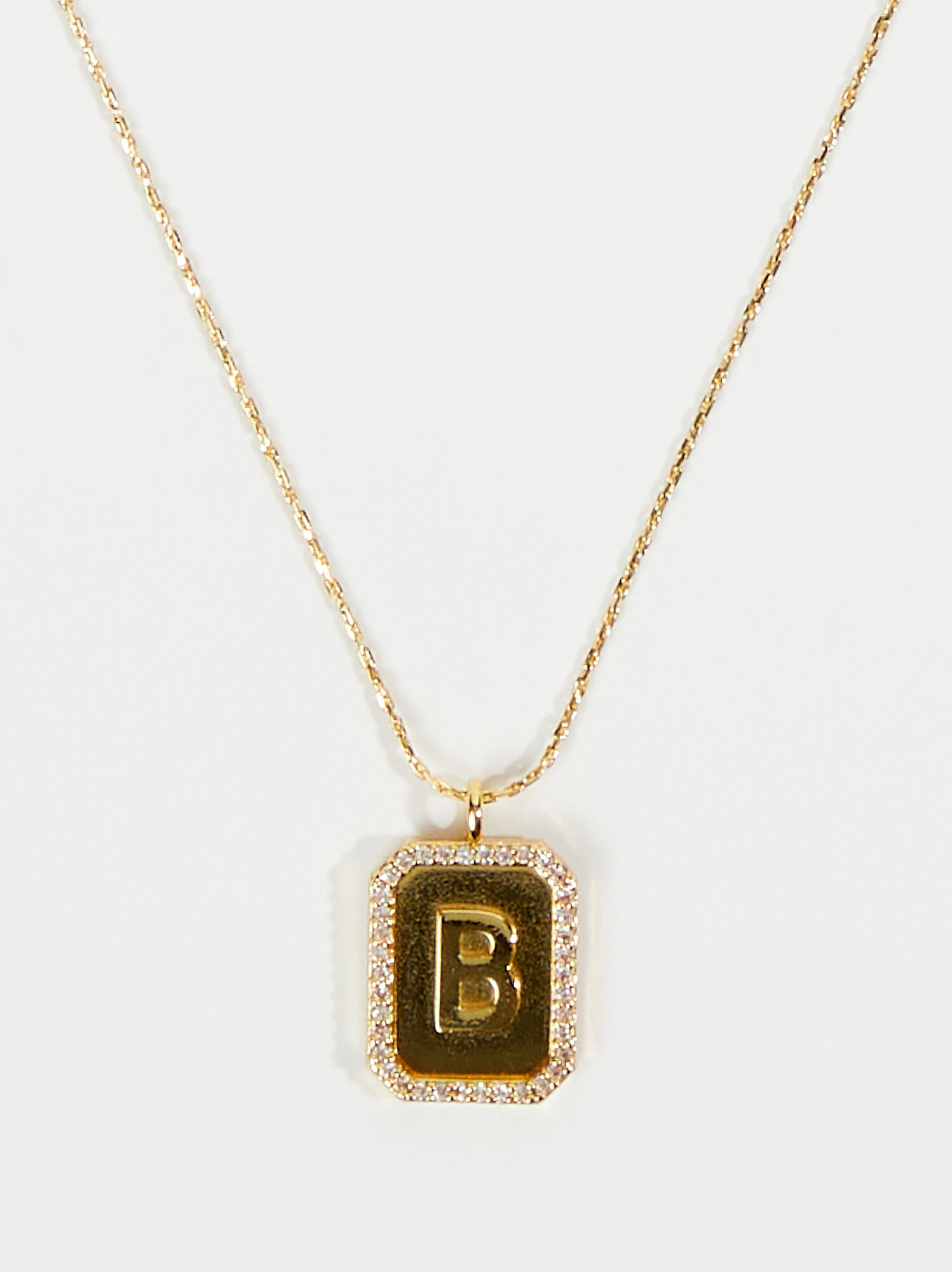 Rhinestone monogram necklaces on sale