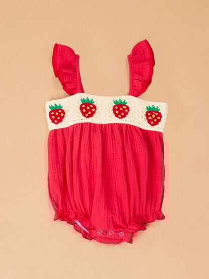 Sadie Strawberry Bubble - TULLABEE