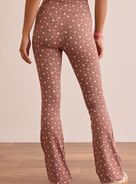 All Set Floral Flare Leggings Detail 5 - TULLABEE