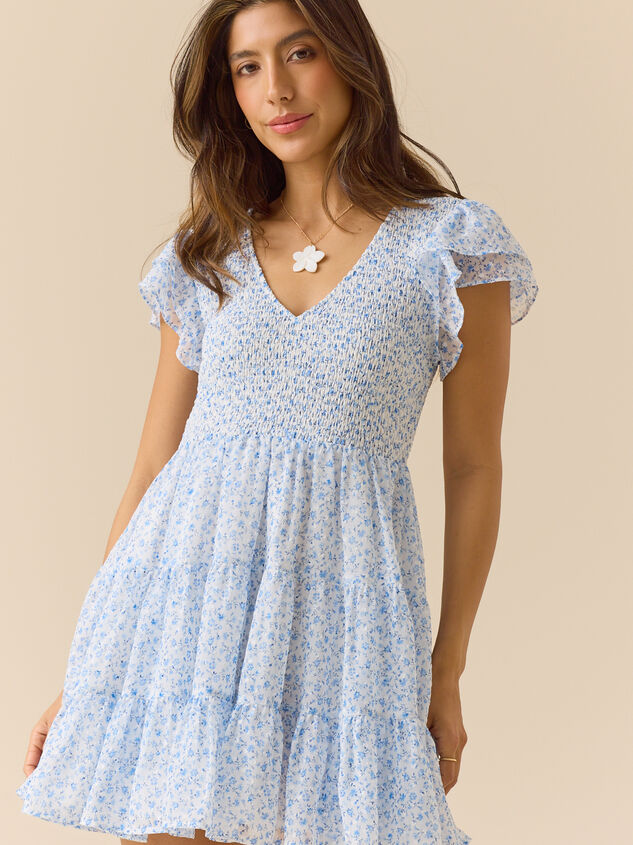 Desiree Mini Dress Detail 3 - TULLABEE