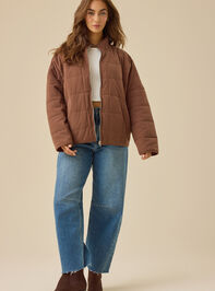 Emery Corduroy Quilted Jacket Detail 2 - TULLABEE