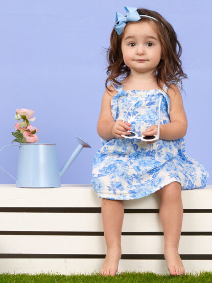 Nora Floral Dress and Bloomer Set - TULLABEE