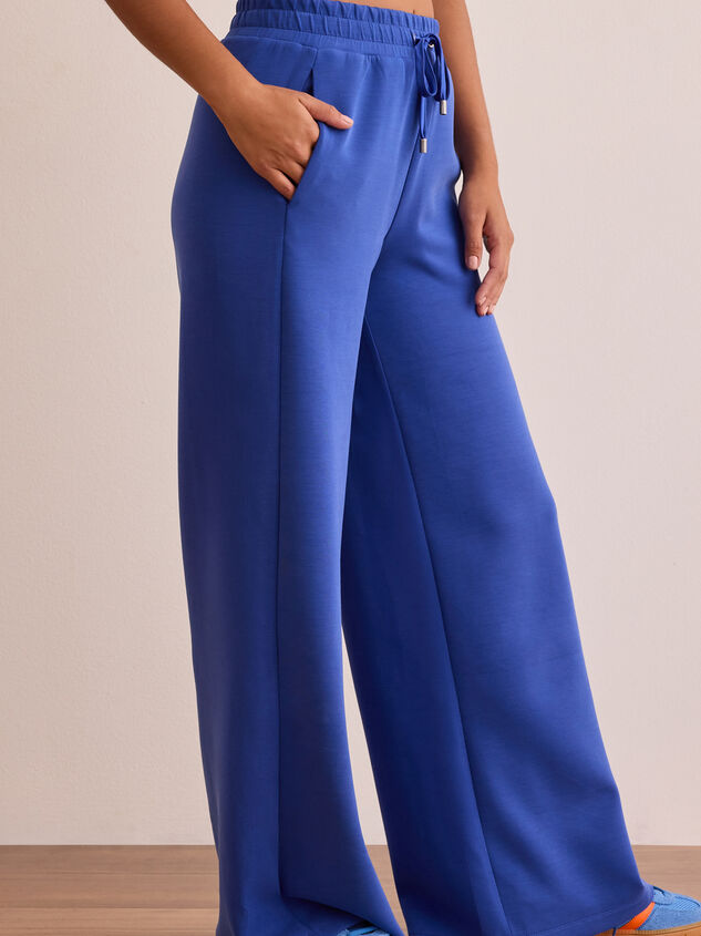 Supersoft Wide Leg Pants Detail 4 - TULLABEE