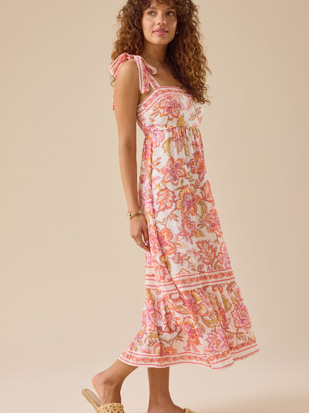 Sasha Floral Maxi Dress Detail 3 - TULLABEE