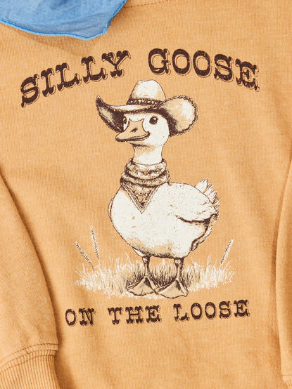 Silly Goose on the Loose Graphic Sweatshirt - TULLABEE