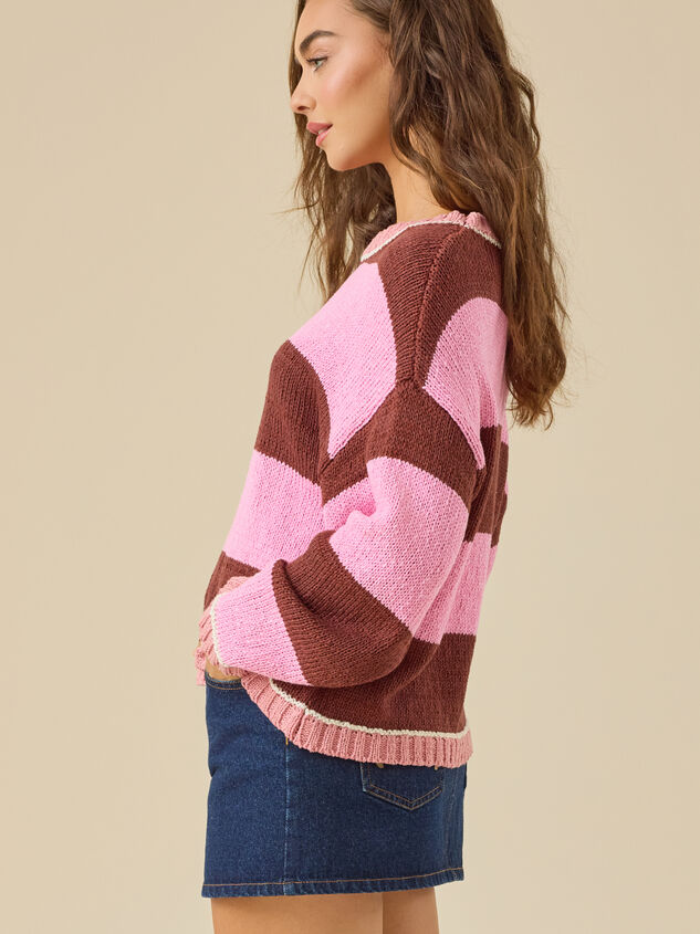 Moira Striped Sweater Detail 3 - TULLABEE