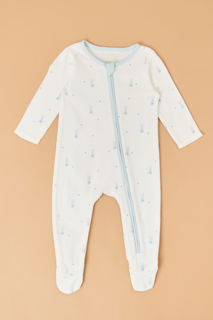 Blue Bunny Footie by Mudpie - Altar'd State - 