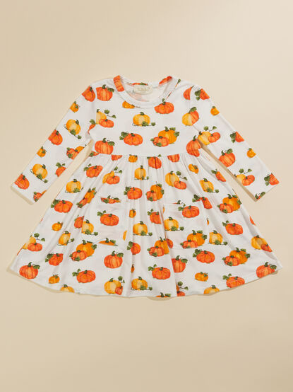 Pumpkin Patch Toddler Dress - TULLABEE