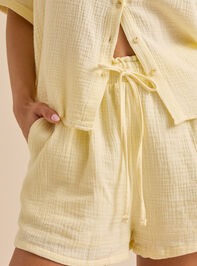 Delia Gauze Short Detail 3 - TULLABEE