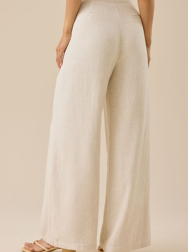 Kay Linen Trouser Detail 4 - TULLABEE