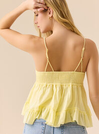 Sylvie Gauze Boho Tank Detail 2 - TULLABEE