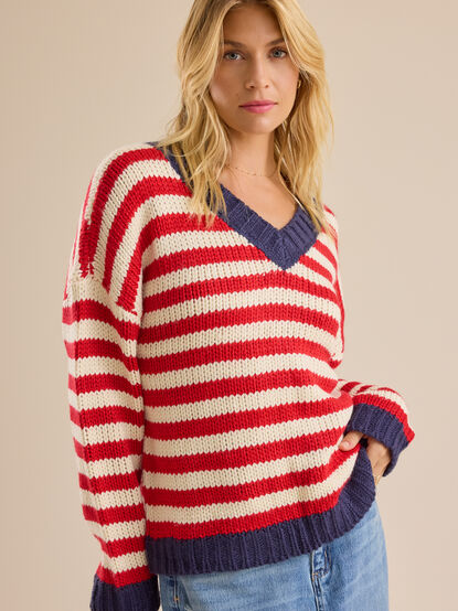 Katherine Striped Sweater - TULLABEE