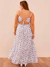 Evey Floral Maxi Dress Detail 2 - TULLABEE