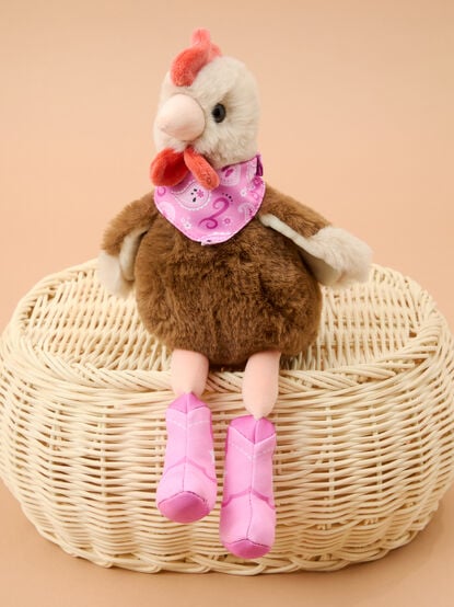 Cowgirl Chicken Plush - TULLABEE