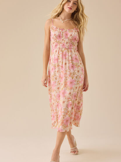 Ivey Flower Maxi Dress - TULLABEE