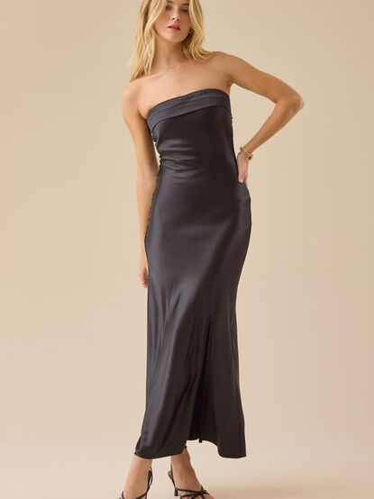 Paityn Strapless Maxi Dress - TULLABEE