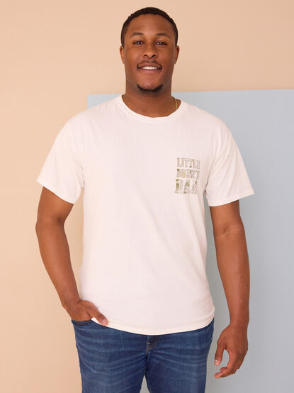Little Dude's Dad Camo Graphic Tee - TULLABEE