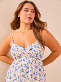 Evey Floral Maxi Dress Detail 3 - TULLABEE