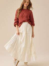 Jaycee Tiered Midi Skirt - TULLABEE